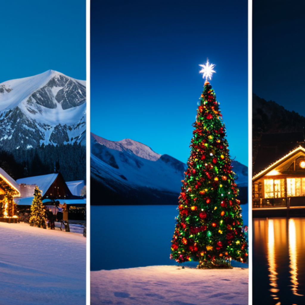 퍼피구조대 크리스마스 스페셜 - Here are three detailed image prompts inspired by the heartwarming glow of Adventure Bay's festive s...