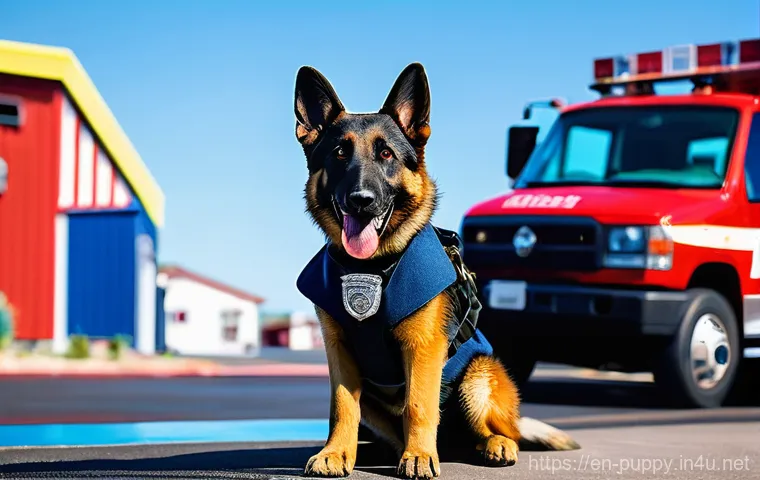 퍼피구조대 팬들 의견 모음 - **Image Prompt: Adventure Bay Emergency - Chase and Marshall in Action**
    A vibrant and dynamic s...