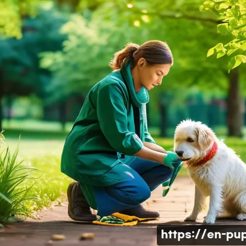 퍼피구조대 동물 구조 교육 - A compassionate animal rescuer gently wrapping a small, frightened dog in a soft towel while kneelin...
